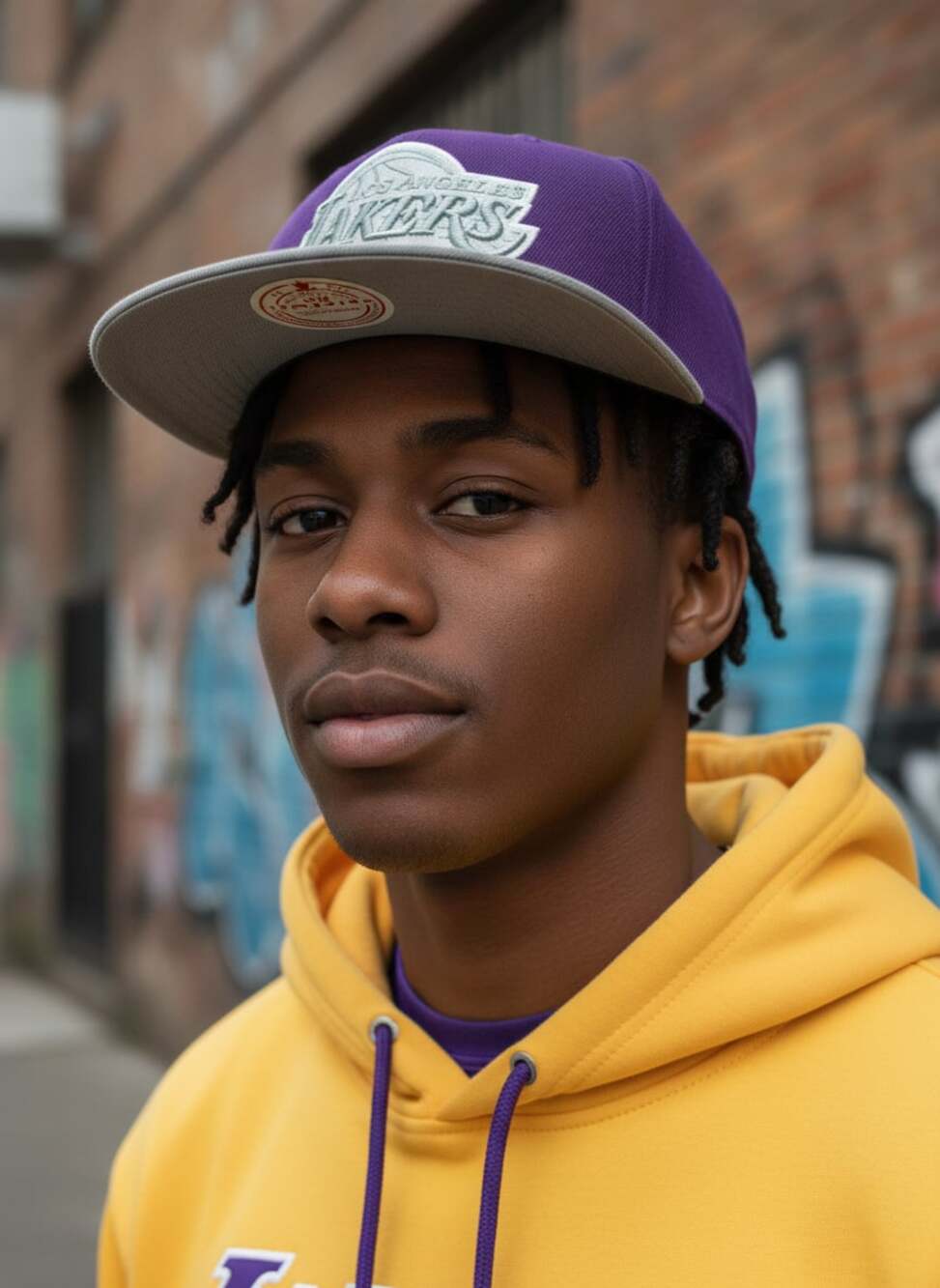 Lakers Mitchell and Ness SnapBack Hat